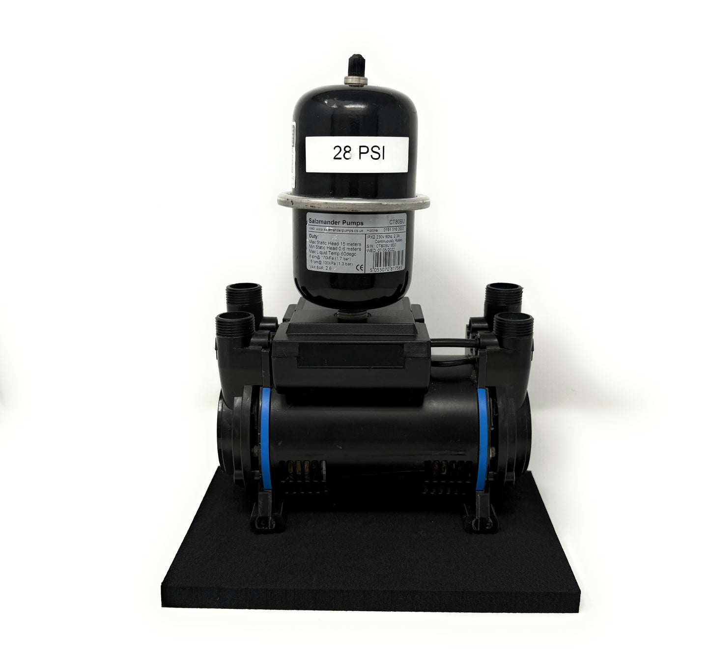 Low-Noise Pump Mat for Salamander shower pumps Anti-Vibration