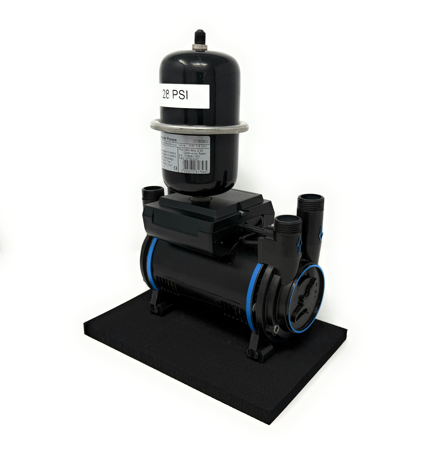 Low-Noise Pump Mat for Salamander shower pumps Anti-Vibration