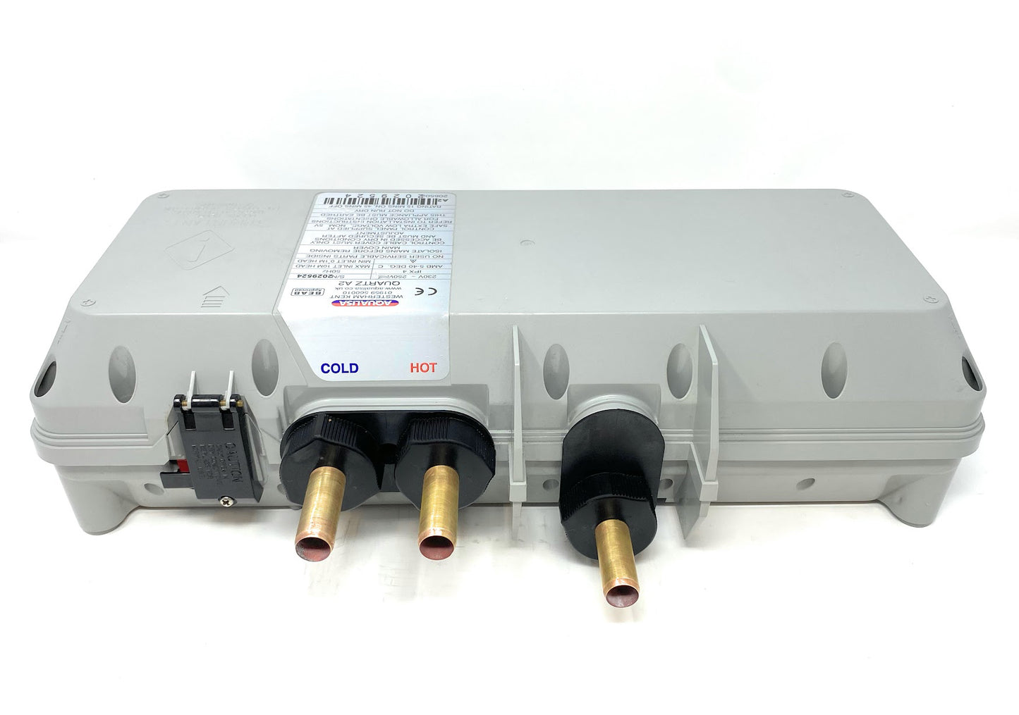 AQUALISA PUMPED A2 DIGITAL PROCESSOR- LOW PRESSURE GRAVITY FED (Grey)