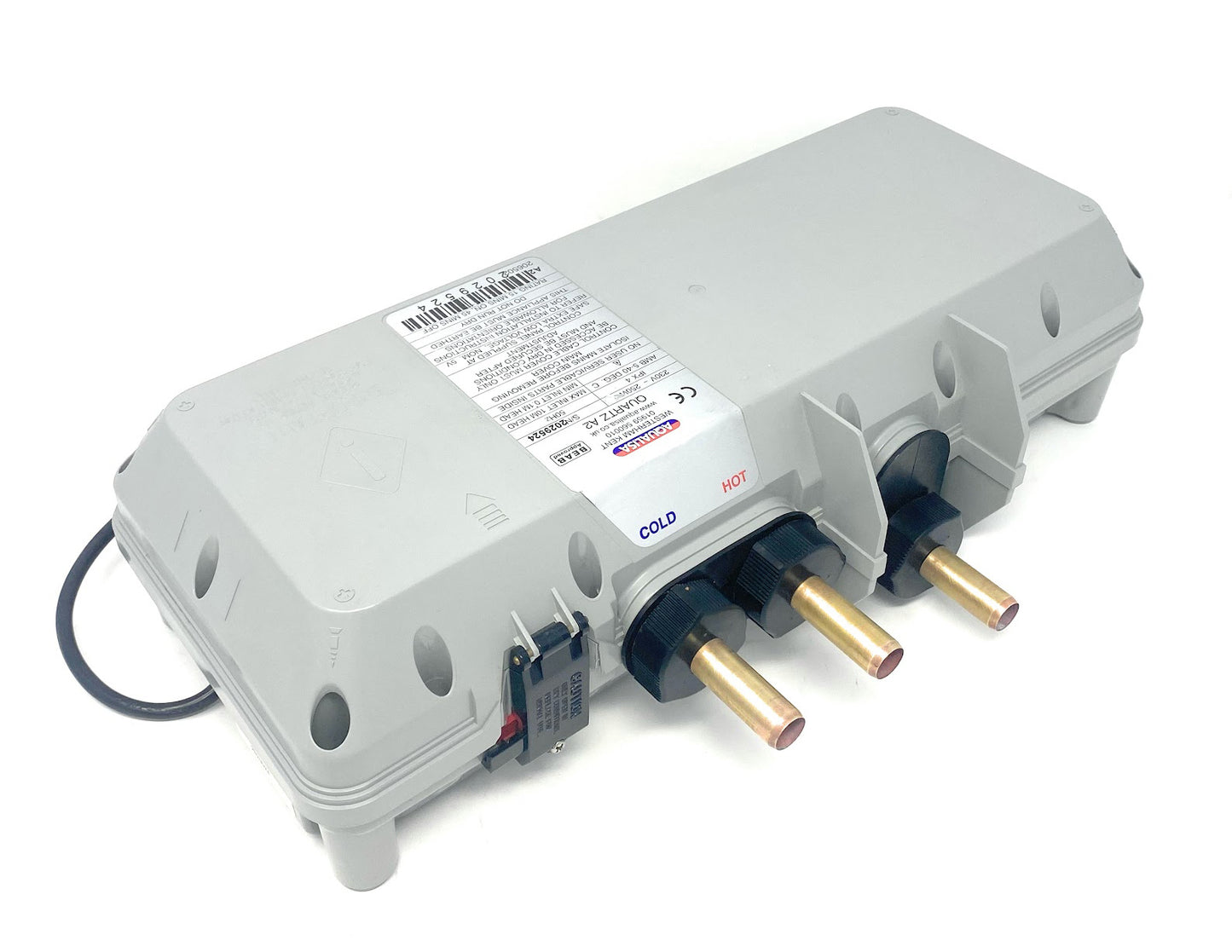 AQUALISA PUMPED A2 DIGITAL PROCESSOR- LOW PRESSURE GRAVITY FED (Grey)