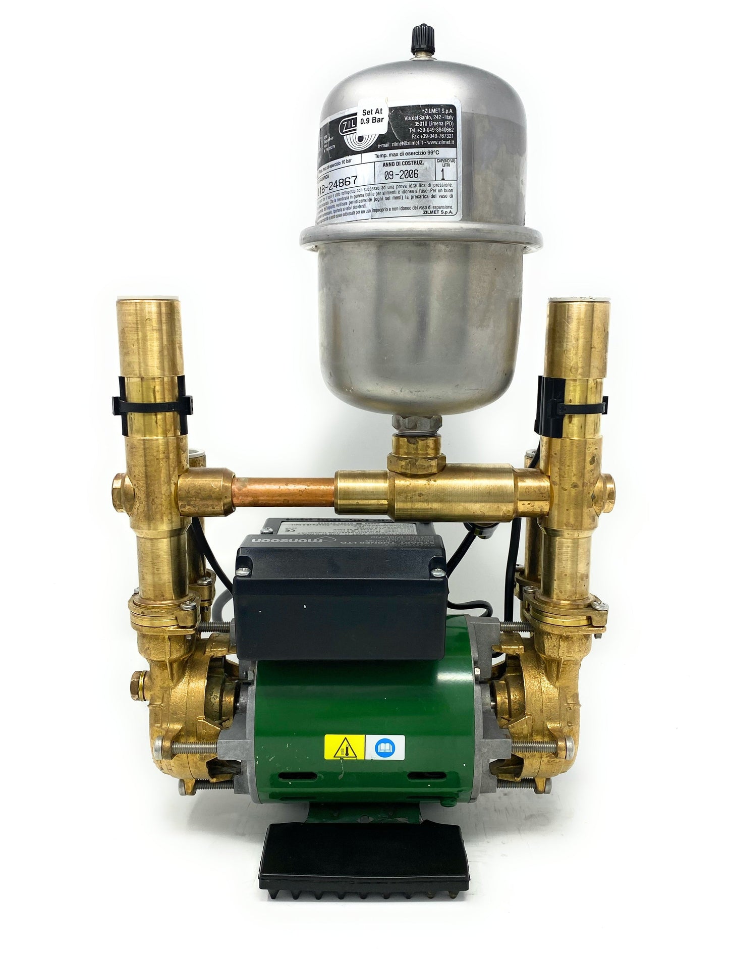 Stuart Turner Monsoon 2 Bar Negative Twin Pump (green) 46345 2.0