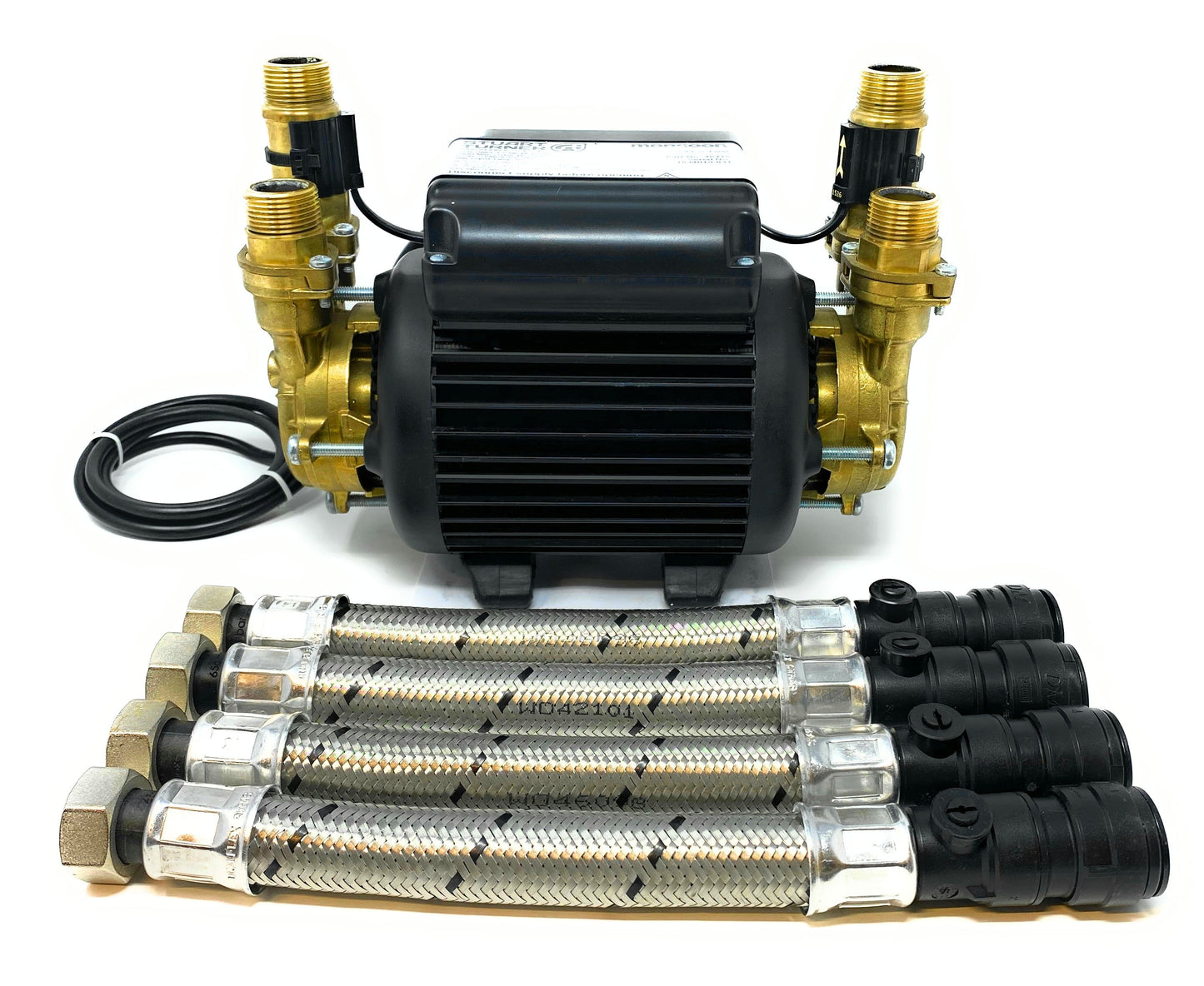 2022 Model Stuart Turner Monsoon 2 Bar Standard Positive Pump (black) 46415 / 44423