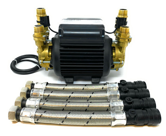 2024 Model Stuart Turner Monsoon 2 Bar Standard Positive Pump (black) 46415 / 44423