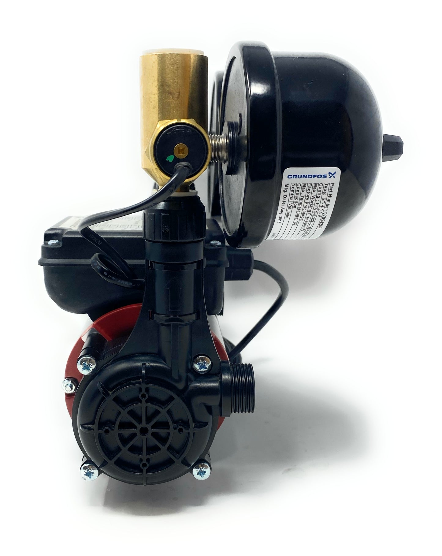 Grundfos STR2 1.5 CN Twin Negative Shower Pump