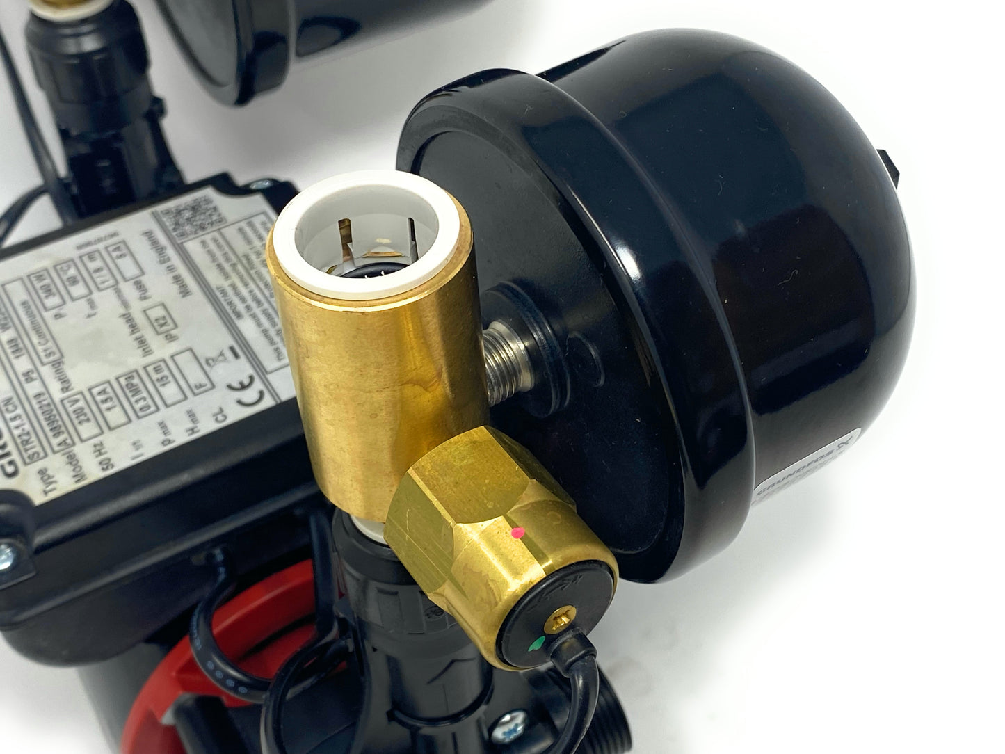 Grundfos STR2 1.5 CN Twin Negative Shower Pump