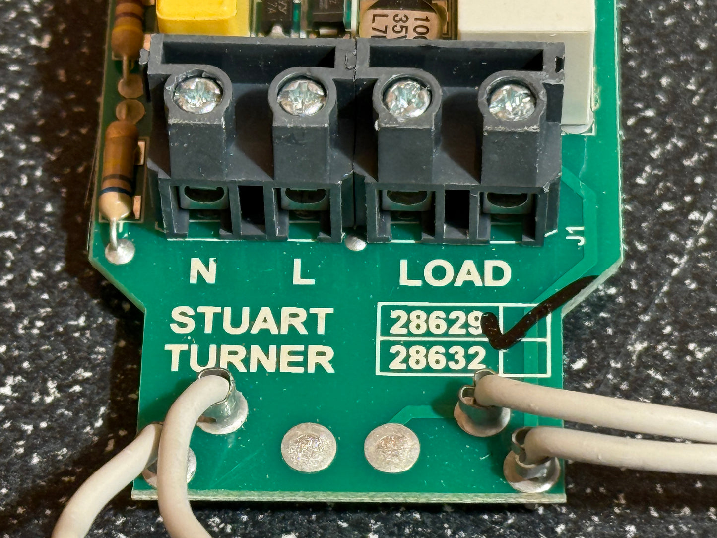 GENUINE STUART TURNER PCB CIRCUIT BOARD 28629 FOR SHOWER WATER PUMP