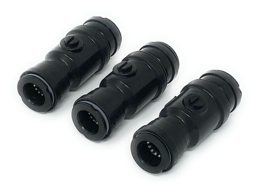 GENUINE AQUALISA PUSH FIT 15MM CONNECTORS SUIT A2 DIGITAL PROCESSORS