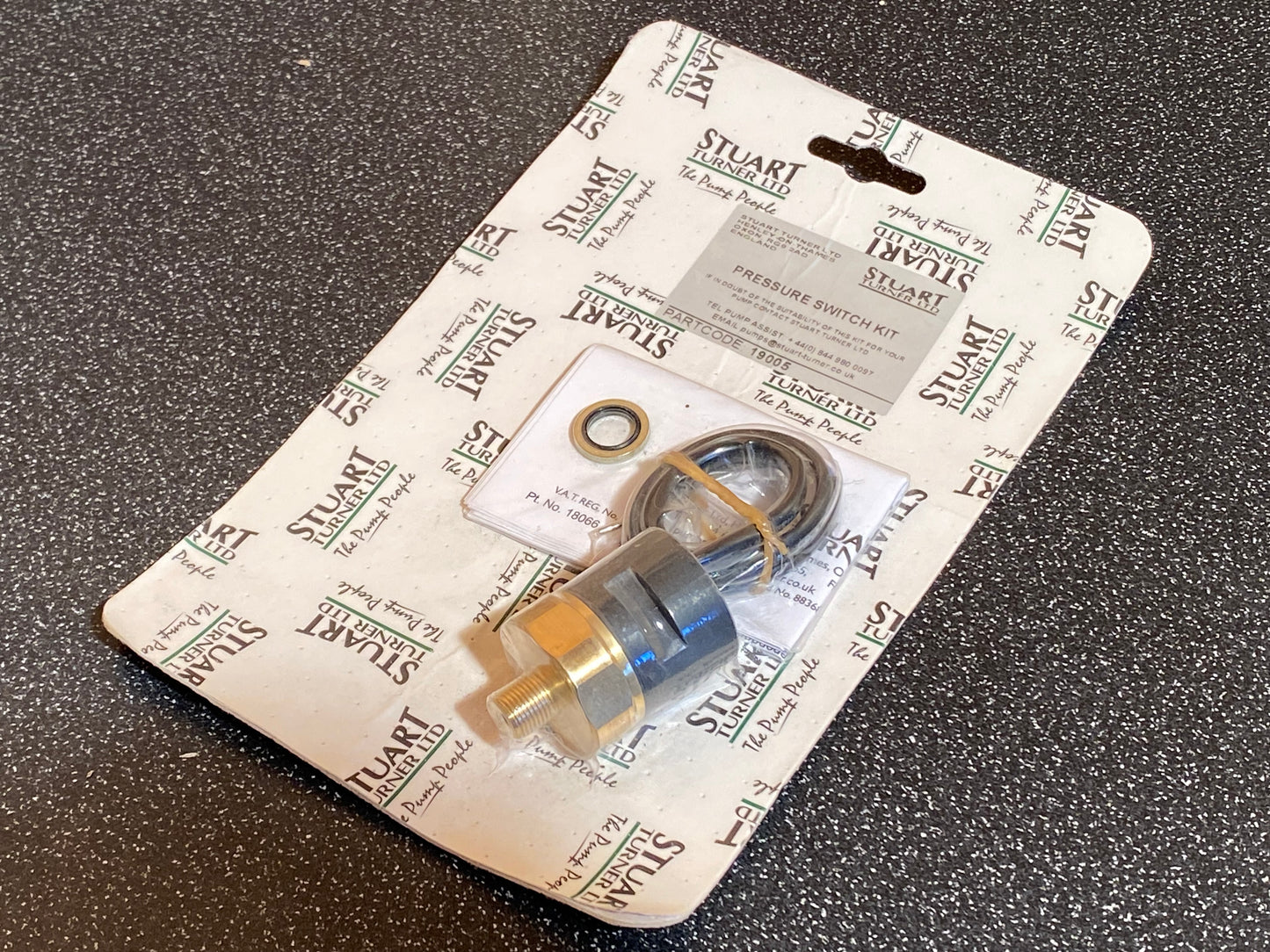 GENUINE STUART TURNER SHOWER PUMP PRESSURE SWITCH FOR NEGATIVE PUMP (METAL VERSION)