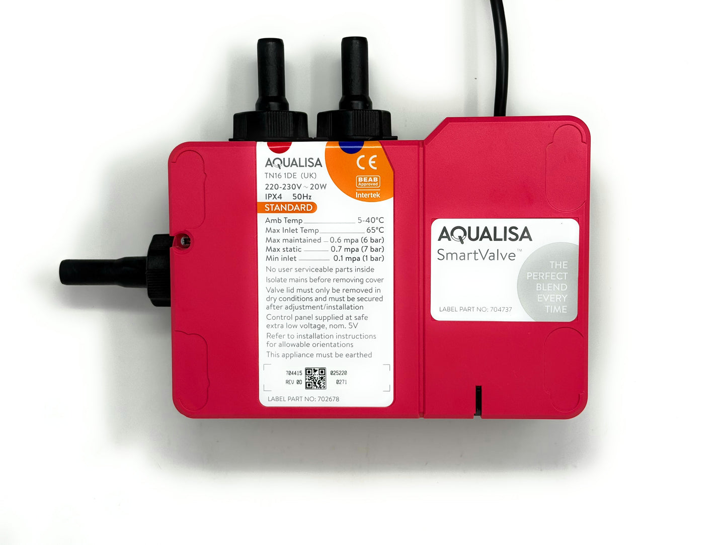 Aqualisa Standard A1 Digital Processor Combi/HP- High Pressure (Pink)