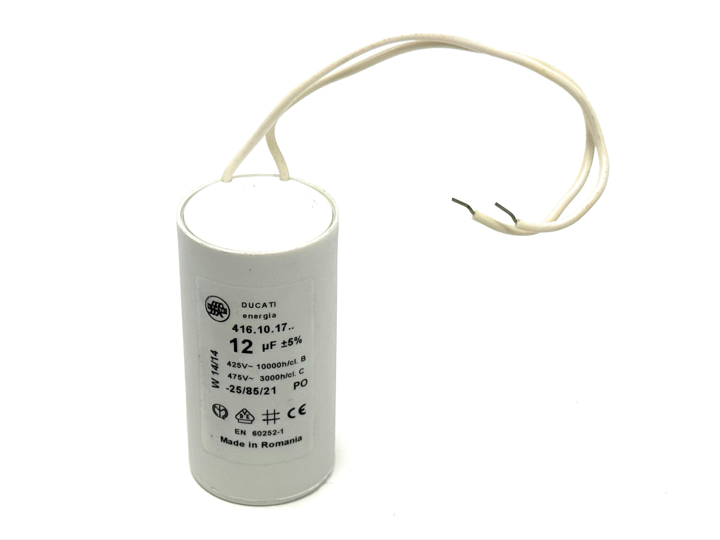 Genuine Grundfos 12uF capacitor for positive and negative pumps & others Ducati