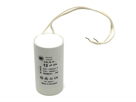 Genuine Grundfos 12uF capacitor for positive and negative pumps & others Ducati