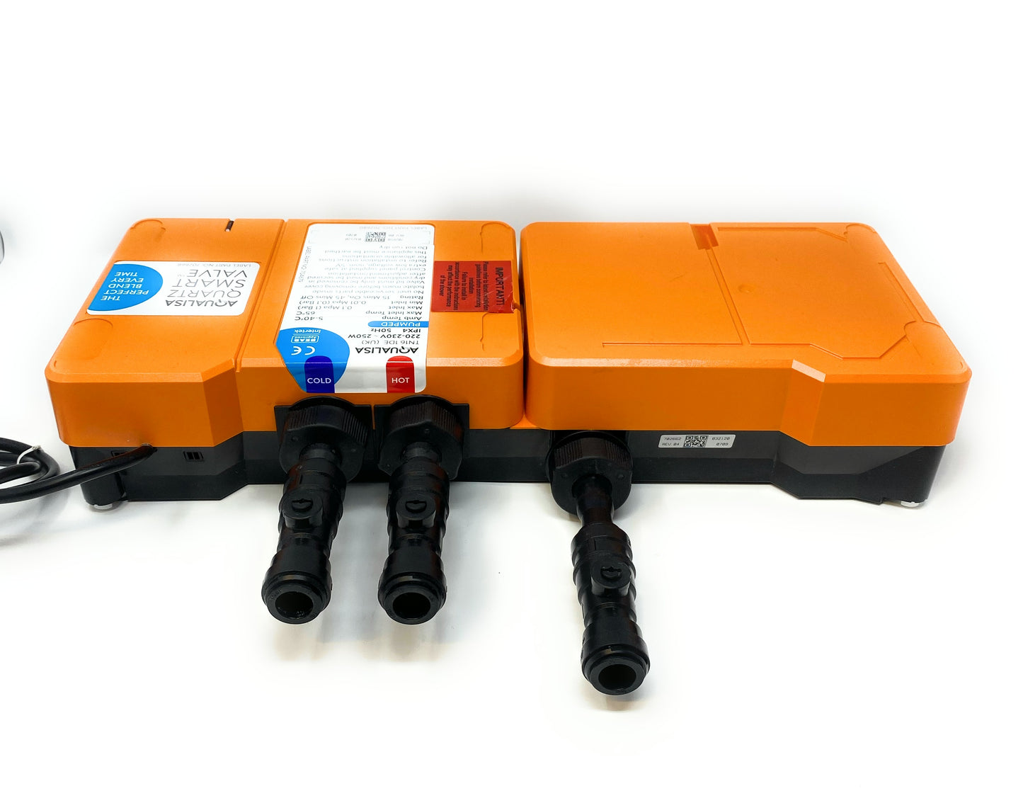 AQUALISA PUMPED A2 DIGITAL PROCESSOR- LOW PRESSURE GRAVITY FED 910595 (Orange)