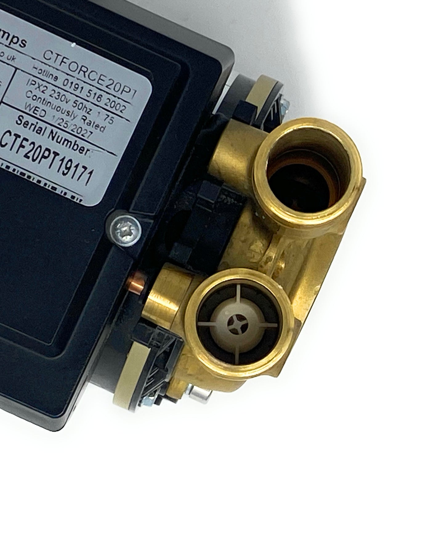 Salamander non-return/ check valves for positive shower pumps inc. CT FORCE